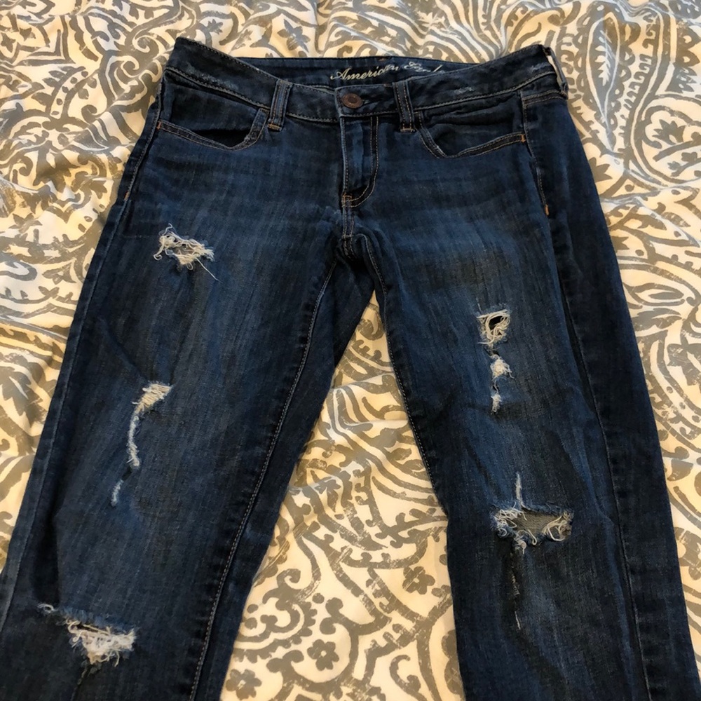 Stretch lower rise jegging